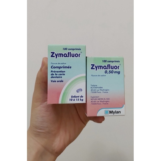 Kẹo ngừa sâu răng zymaflour cho bé 0.5mg 100 viên