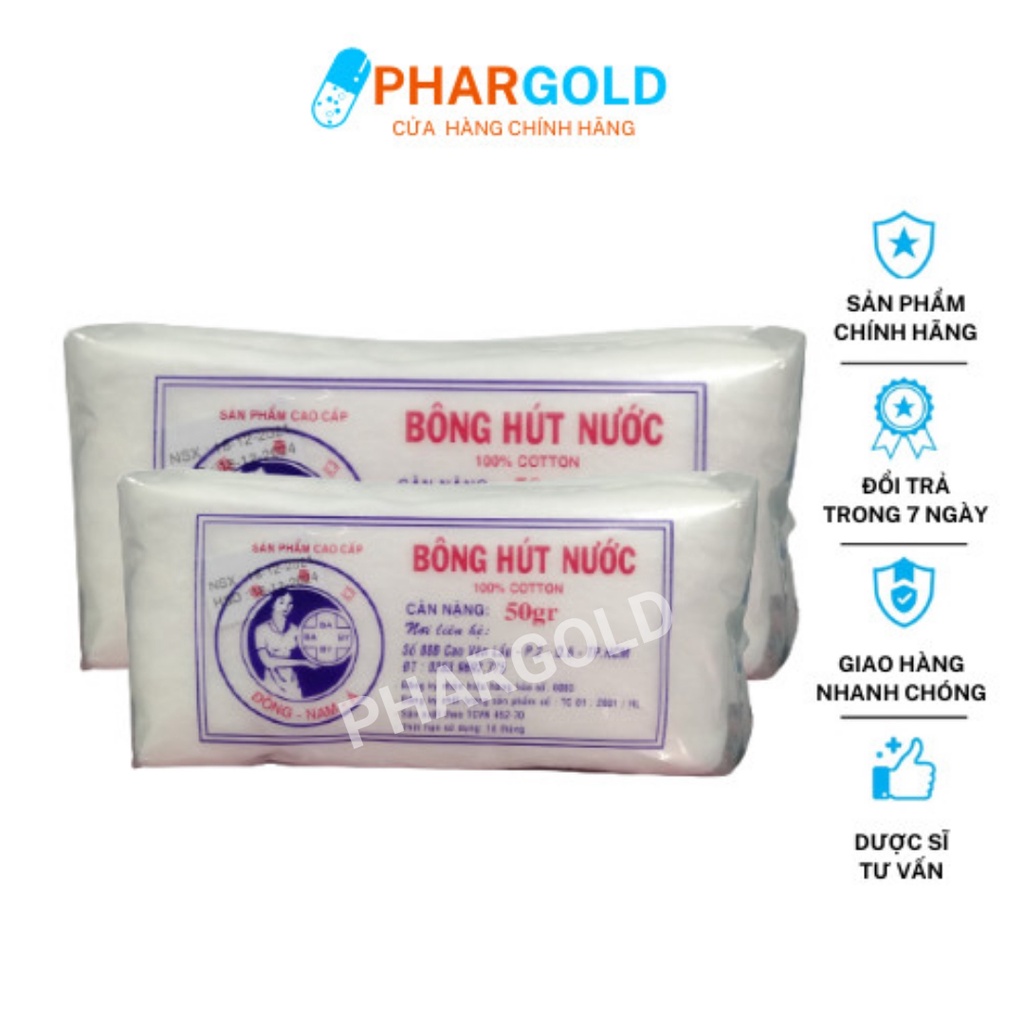 BÔNG GÒN Y TẾ BỊCH 50GR_100Gr