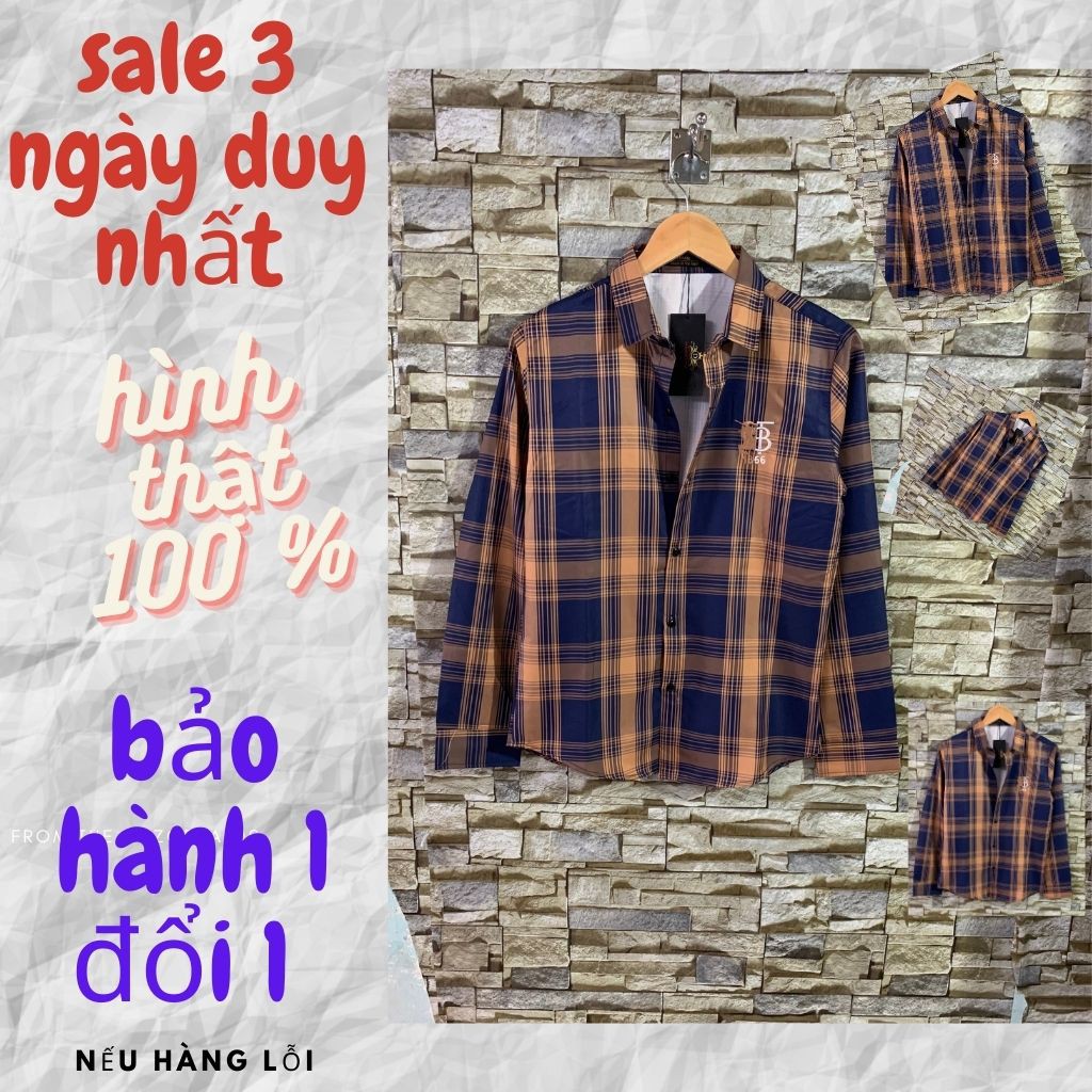 Áo Sơ Mi Nam Sọc Caro Vuông DTXM1990 Mặc Công Sở Đi Chơi Đều Đẹp (hình Thật) | BigBuy360 - bigbuy360.vn