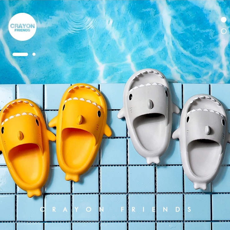Dép Sandal Hình Cá Mập Mềm Chống Trượt Thời Trang Cho Bé