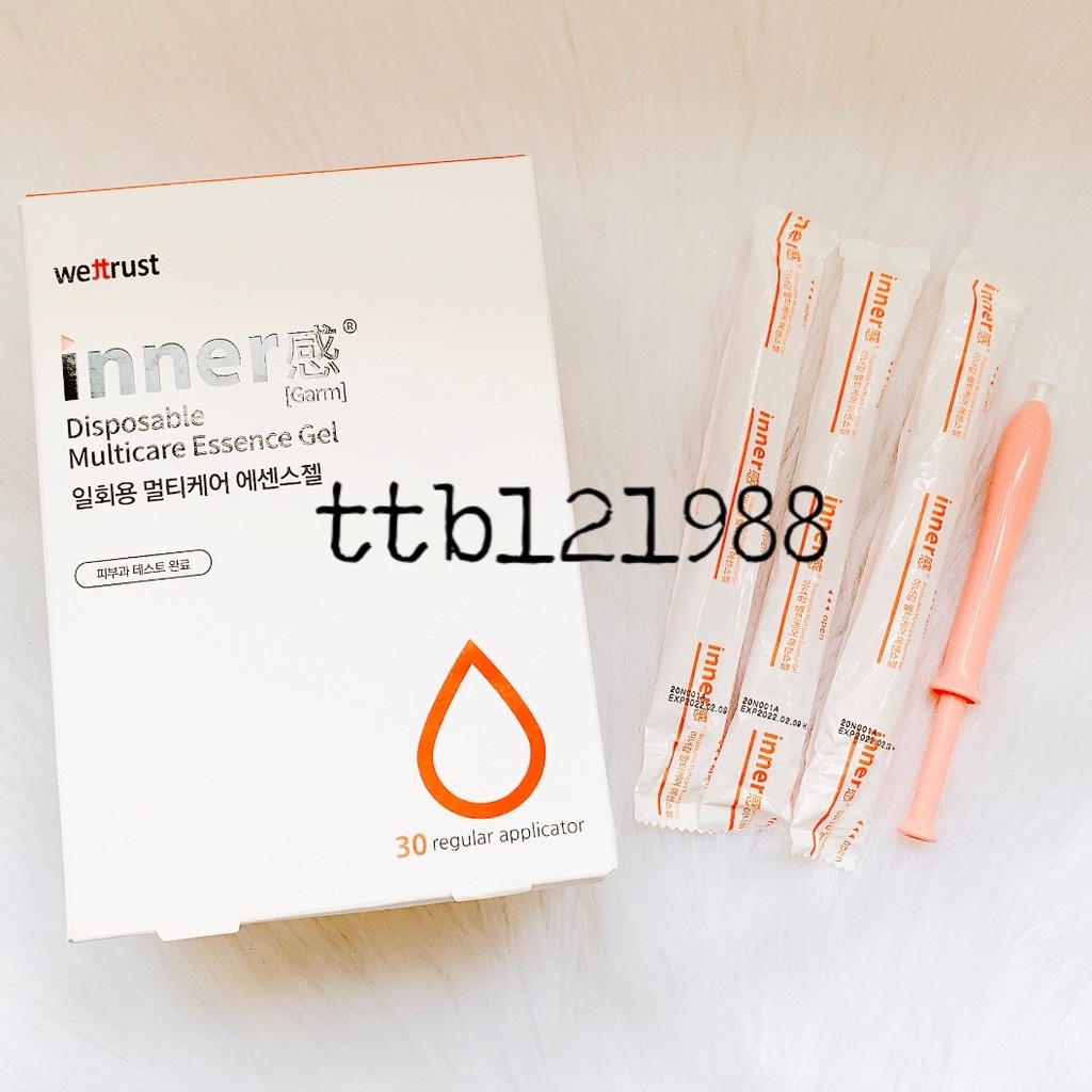 Gel Dưỡng Vùng Kín Inner Wettrust Disposable Garm Ống Lẻ