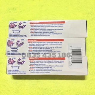 Keo dán răng giả Fixodent 68g