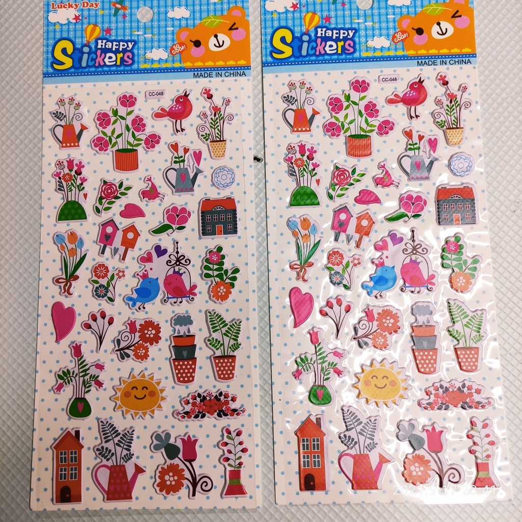 Sticker Flower hình dán các loài hoa [S49] cho bé vừa học vừa chơi - LUCKY SHOES VN