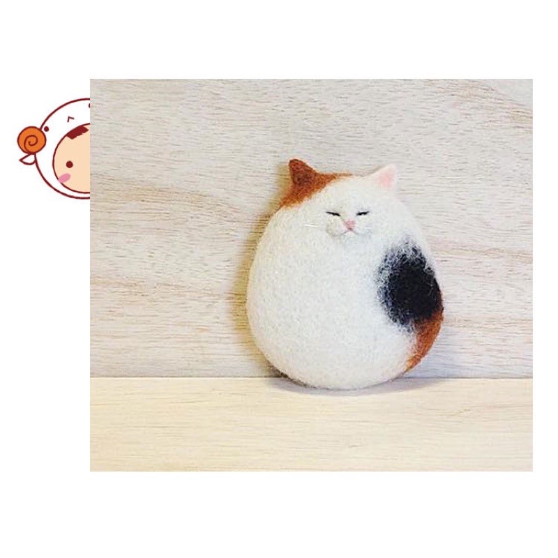 Bộ len chọc Mèo Đơn Giản Siêu Dễ và Rẻ - Mèo Méo Meo - Needle felting cắt - Quà tặng HandMade