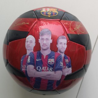 TRÁI BANH BÓNG ĐÁ FCB SIZE SỐ 5 ( TẶNG KÈM  LƯỚI VÀ KIM )