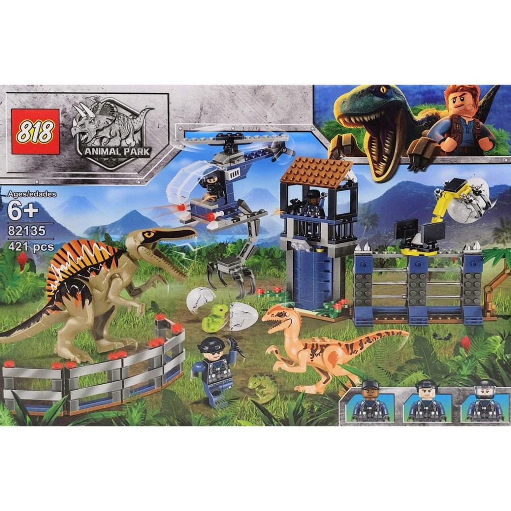 [Khai trương giảm giá] Bộ Lego 421 Miếng- Lắp ráp công viên khủng long Jurassic World