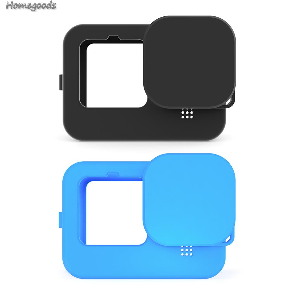 Vỏ bọc bảo vệ bằng silicon màu đen cho GoPro Hero 9 | BigBuy360 - bigbuy360.vn