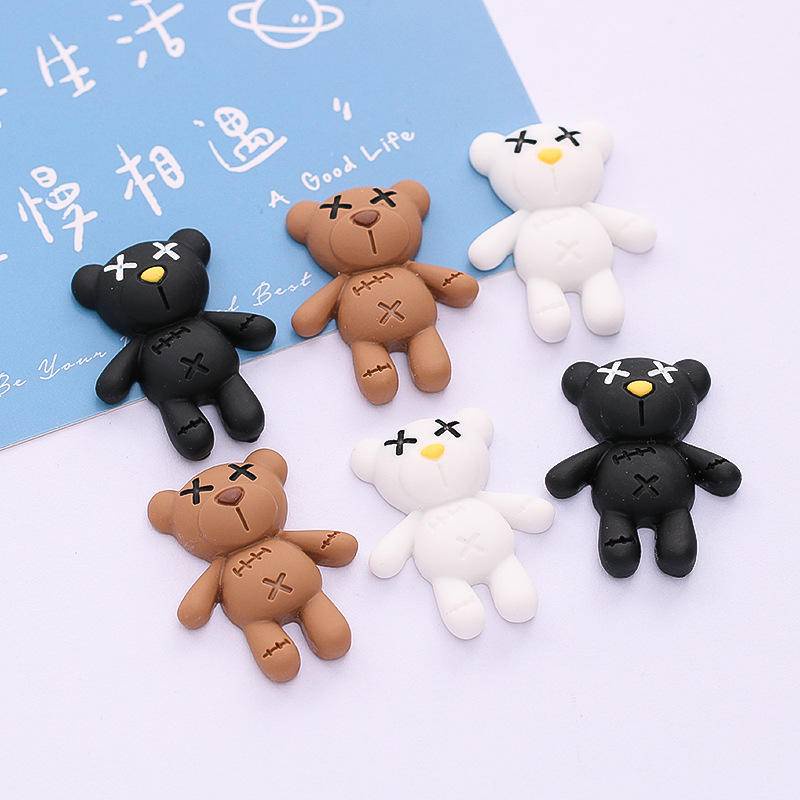 Phụ Kiện Trang Trí Giày Hình Chú Gấu Hoạt Hình DIY Mới