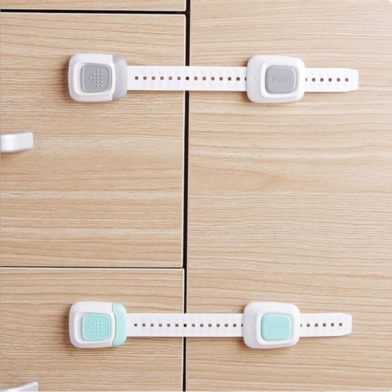 Dụng cụ khóa tủ có dây chỉnh kích thước (4 màu),,,