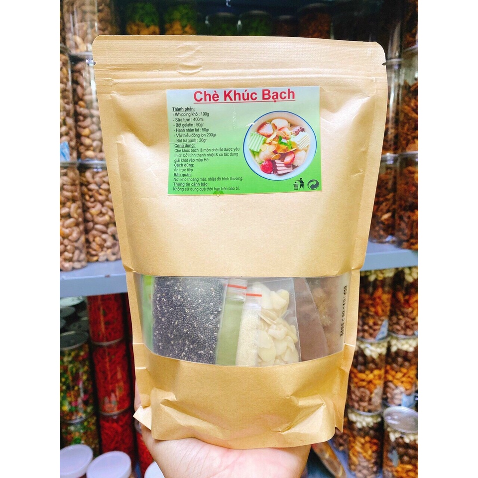 [Sale Sốc] Set Chè Khúc Bạch Thơm Ngon - Ăn Vặt Tí Tùng Po