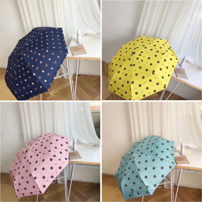 Ô Dù Gấu  So Cute Gấp Gọn Chống Tia UV