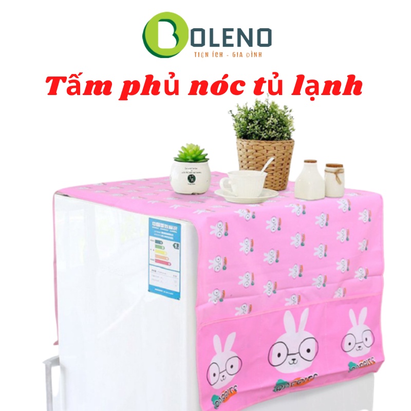 Tấm phủ khăn trùm tủ lạnh, máy giặt, lò vi sóng bằng vải Peva chống bụi bẩn