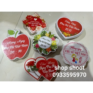 Miếng chữ 20/10,20/11,8/3,sinh nhật, khai trương