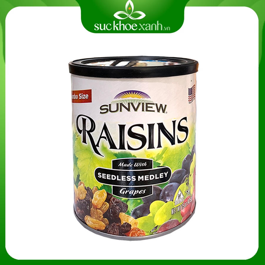 Nho khô thập cẩm Sunview Raisins Mỹ 425g