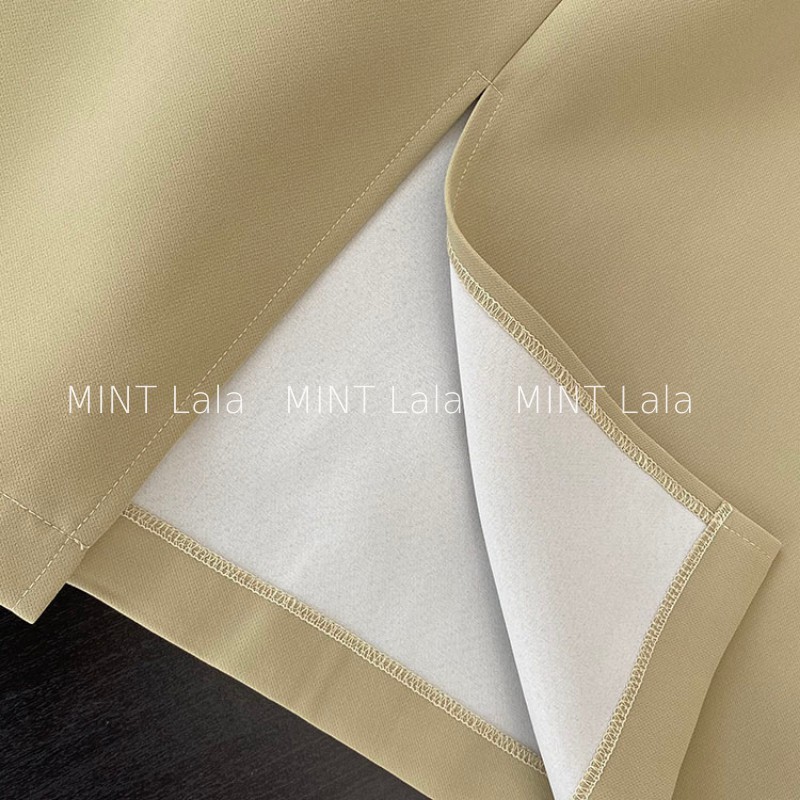 Chân Váy Công Sở Hàn Quốc Dài Qua Gối Xẻ Sau Thanh Lịch