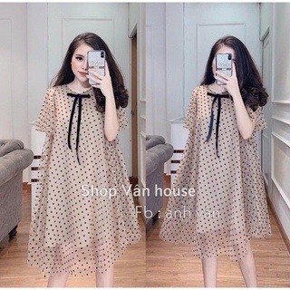 Váy bầu công sở đầm bầu thời trang thiết kế dự tiệc chất lụa tơ đẹp 45-65kg