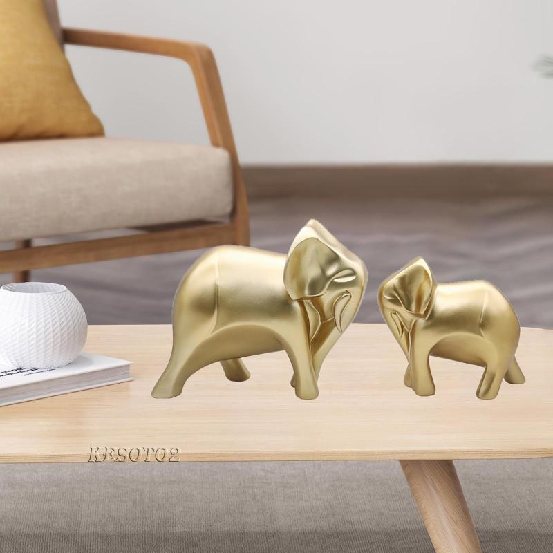 [Kesoto2] Tượng Voi Điêu Khắc Nghệ Thuật Trang Trí Phòng Khách