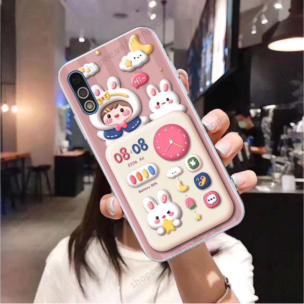 Ốp lưng Vsmart Bee / Bee 3 hình gấu, thỏ, đồng hồ cute dễ thương
