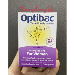 MEN VI SINH OPTIBAC TÍM - HỖ TRỢ, PHONG NGỪA VIÊM NHIỄM PHỤ KHOA