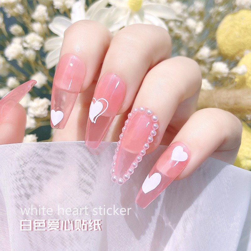 Sticker nail hình dán móng tay hoạt hình logo trang trí móng phụ kiện nail