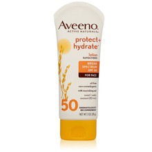 Kem chống nắng Aveeno Protect plus Hydrate SPF50 Lotion Sunscreen (85g)