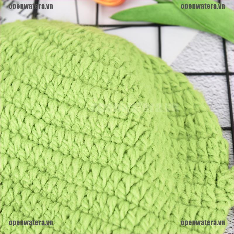 Mũ Len Mùa Đông Unisex Hình Quái Vật Shrek Màu Xanh Lá Vui Nhộn