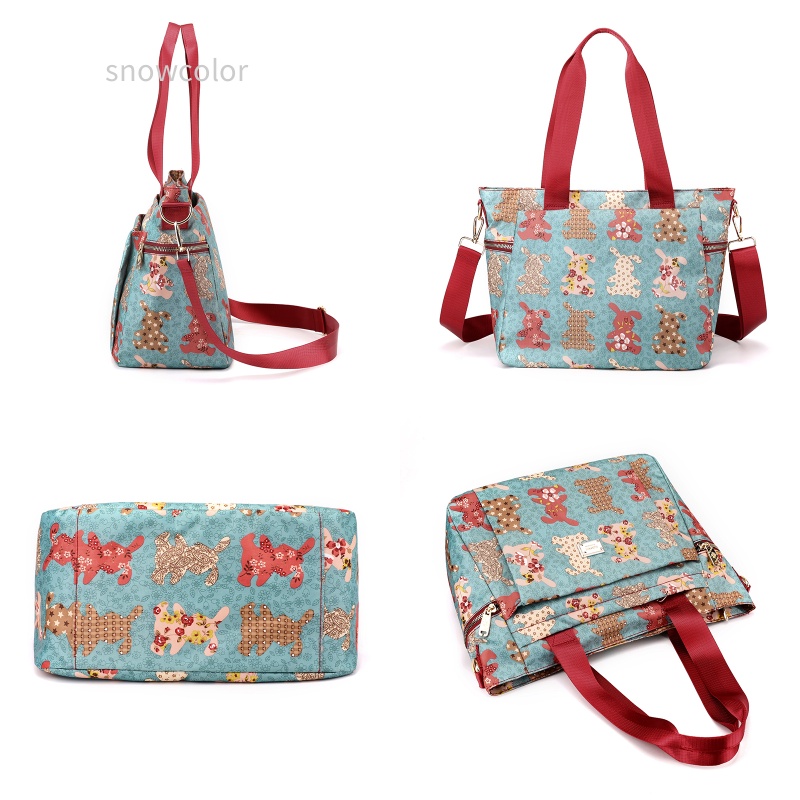 Beg Silang Perempuan Túi Xách Đeo Chéo Canvas Phong Cách Hàn Quốc Beg Besar Beg Tangan Wanita Murah Cantik Cho Nữ