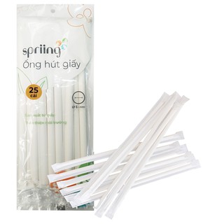 Spriing lốc 25 ống hút 6 mm