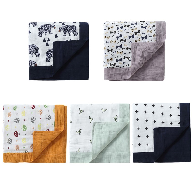 Chăn Cotton 120x120cm Mềm Mại Cho Bé