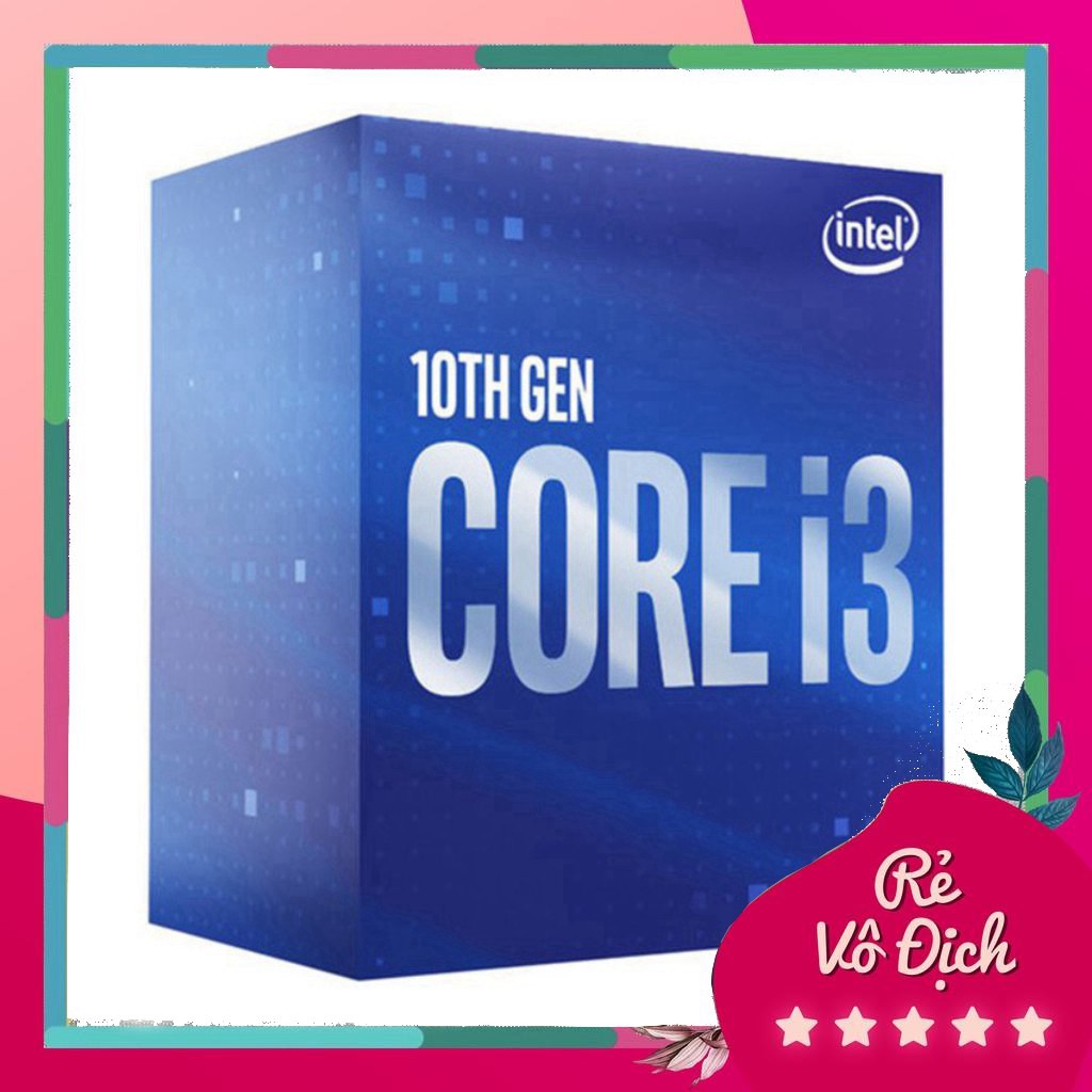 CPU Intel Core i3 10100F / 6MB / 4.3GHZ / 4 nhân 8 luồng {DHTN}