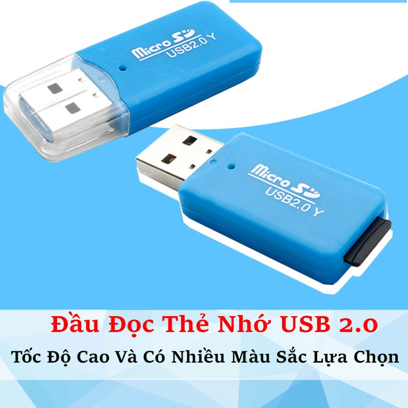 Đầu Đọc Thẻ Nhớ Mini USB 2.0