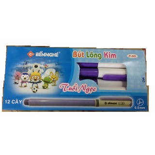 Hộp 12 Bút lông kim Tuổi Ngọc tặng 2 tấm sticker