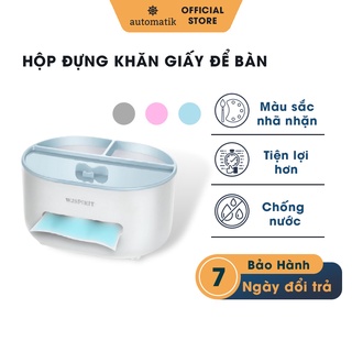 Hộp Đựng Khăn Giấy Để Bàn Kê Điện Thoại Đa Năng Tiện Lợi WJSPIRIT - Automatik