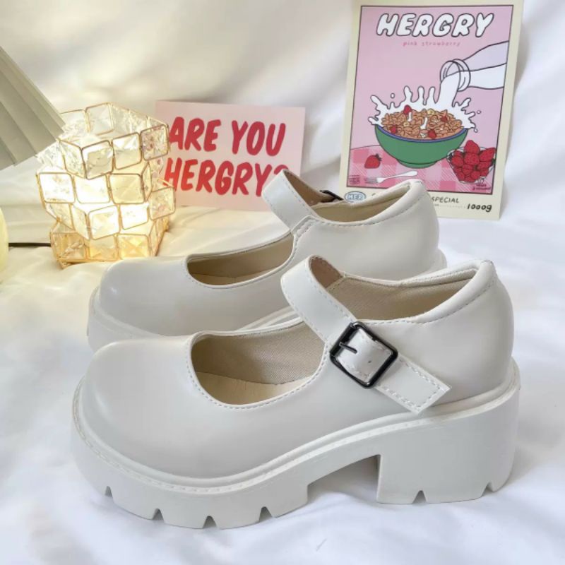 Giày Lolita Nữ Dễ Đế Cao