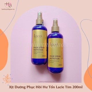 Xịt Dưỡng Tóc Lacie Tím Phục Hồi Tóc Hư Tổn, Mùi Thơm Cực Lâu