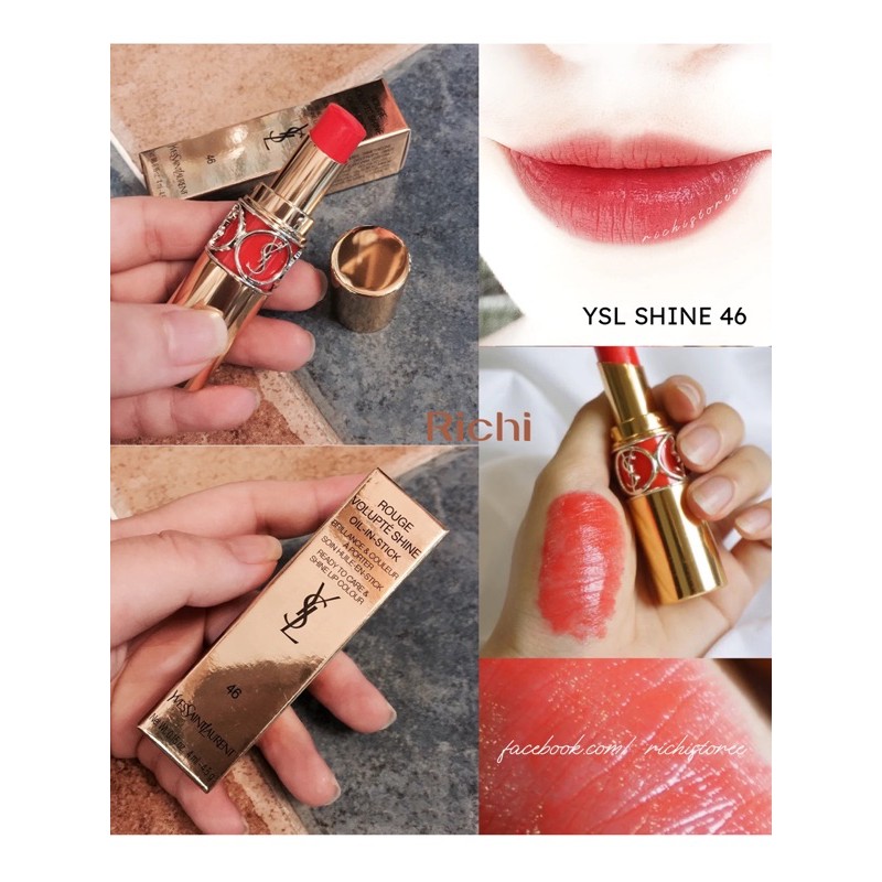 Son môi YSL Rouge Shine 131 - 76 - 122 - 82 - 46 - 16 - 154