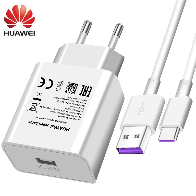Bộ Sac Nhanh Huawei 22.5W Chân Type C Dành Cho P40 P30 Pro Mate 40 30 20 Pro Lite Pro+