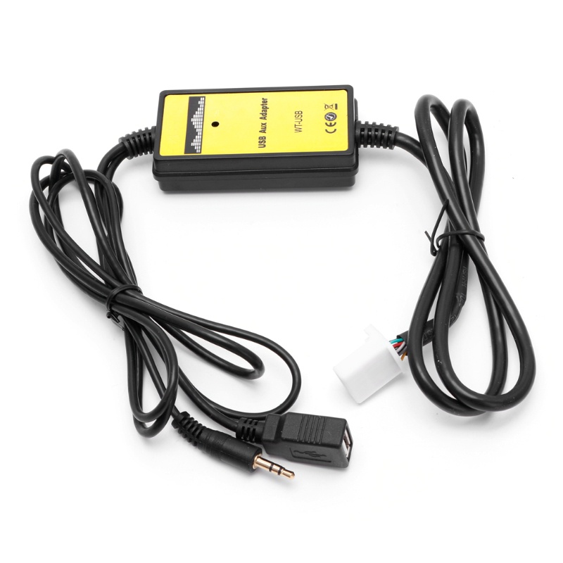 Dây Cáp Chuyển Đổi Dữ Liệu AUX SD USB 2x6Pin Chuyên Dụng Cho Xe Hơi Toyo MP3