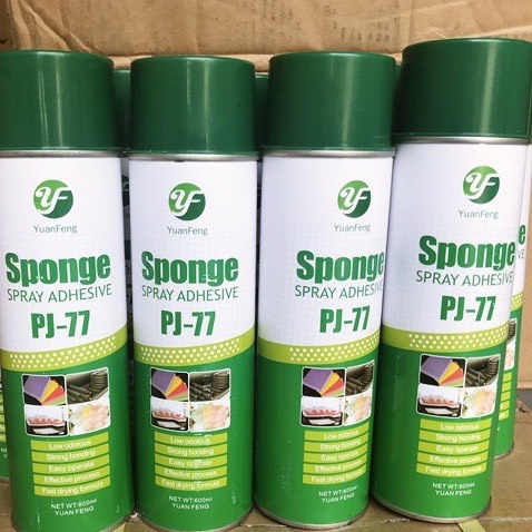 Keo Dán Xốp Dạng Xịt Đa Năng PJ77, Dán Xốp, Mút, Giấy Decal, không mùi, chất lượng cao