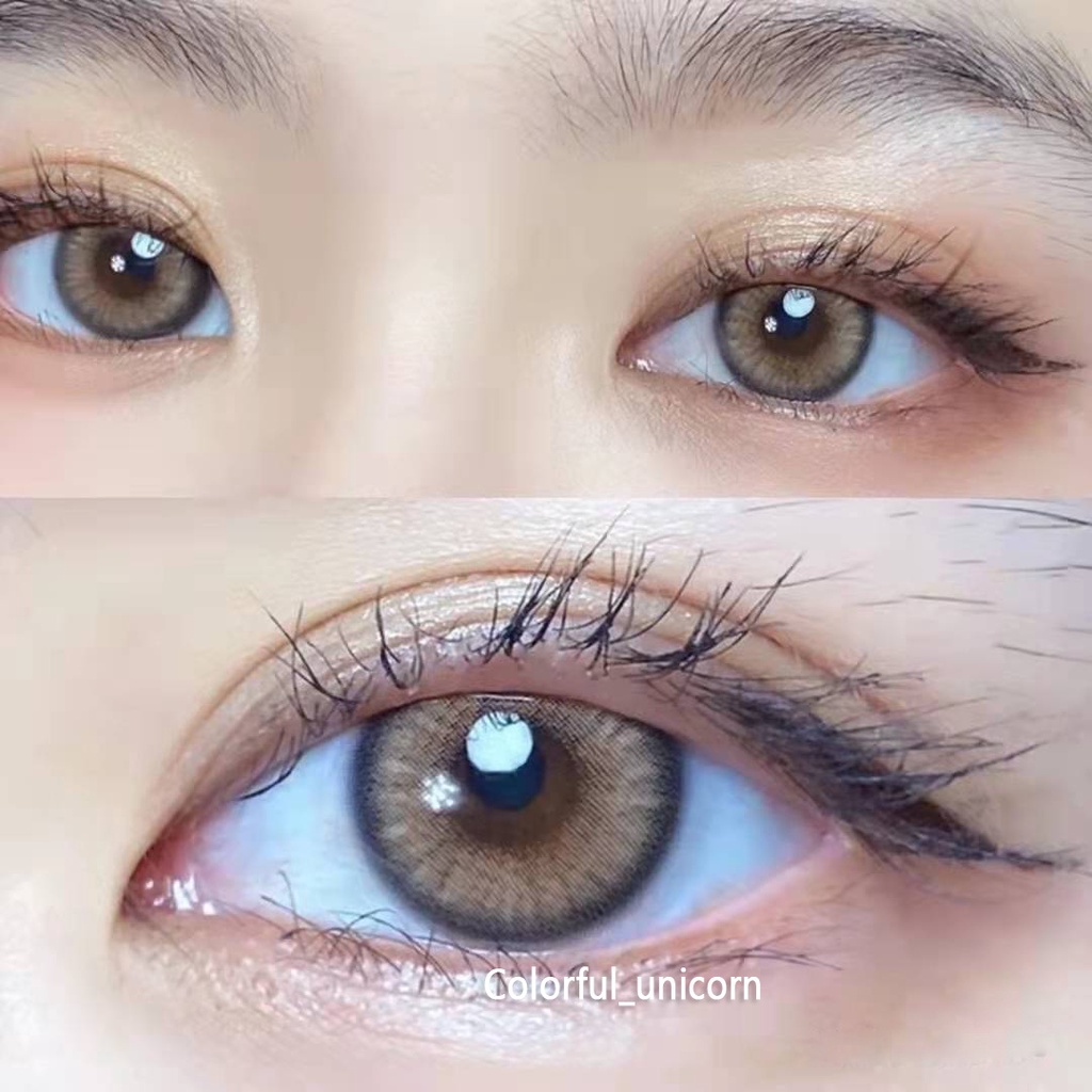 Cặp kính áp tròng COLORHUNTER dùng 1 năm 14.0mm 0 - 8 độ
