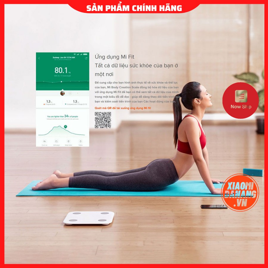 [BH 12 Tháng, Bản quốc tế] Cân thông minh Xiaomi Mi Body Composition Scale 2 ( Gen 2 )