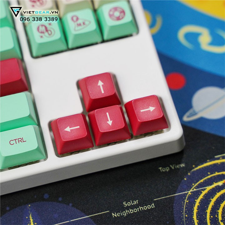 Bộ nút bàn phím XDA Jukebox thick PBT dyesub 147 nút