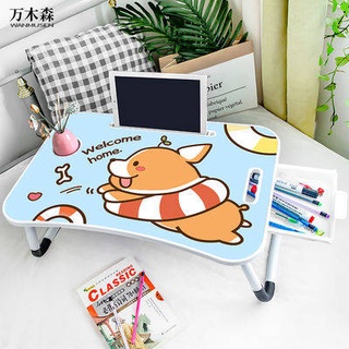 Bộ bàn học sinh sinh viên bàn phòng ngủ đơn giản có thể gập lại học lười biếng laptop máy tính tạo tác ký túc xá