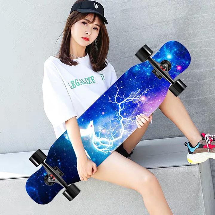 ván trượt dài mặt nhám - ván trượt Longboard 107 cm