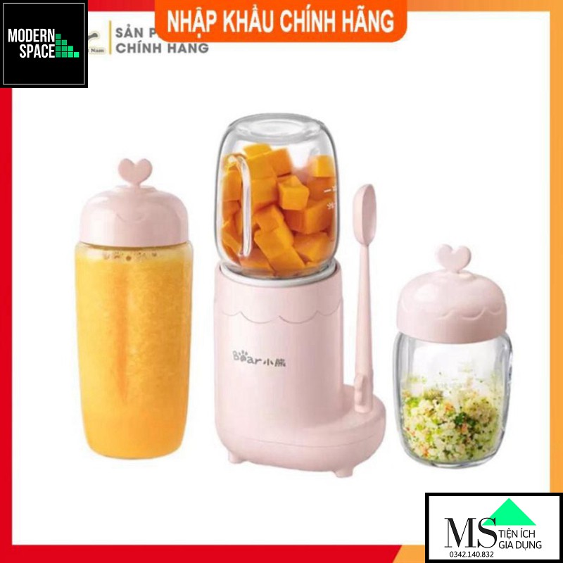 [BEAR] Máy Xay Đồ Ăn Dặm Cho Bé Bear LLJ-C04J1 (Dung tích 300ml) (CHÍNH HÃNG) BEAR-6