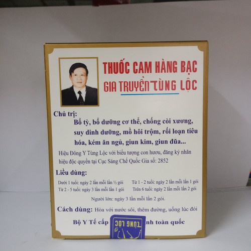 Cam Hàng Bạc Gia Truyền Đông Y Tùng Lộc - Bổ Tỳ Dưỡng Cốt Chống Còi Xương Suy Dinh Dưỡng