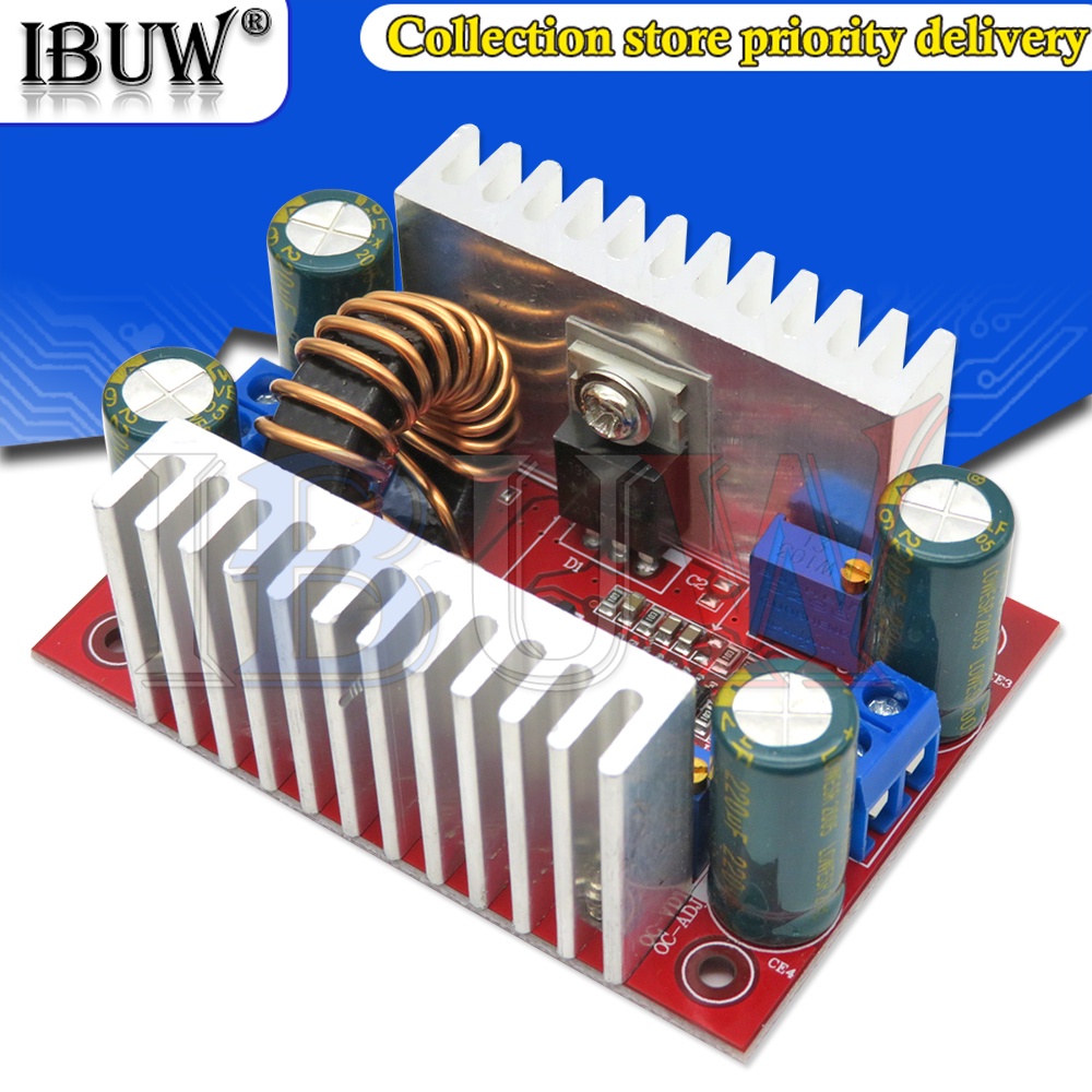 1 Mô Đun Tăng Áp DC 400W 15A 8.5-50V Sang 10-60V