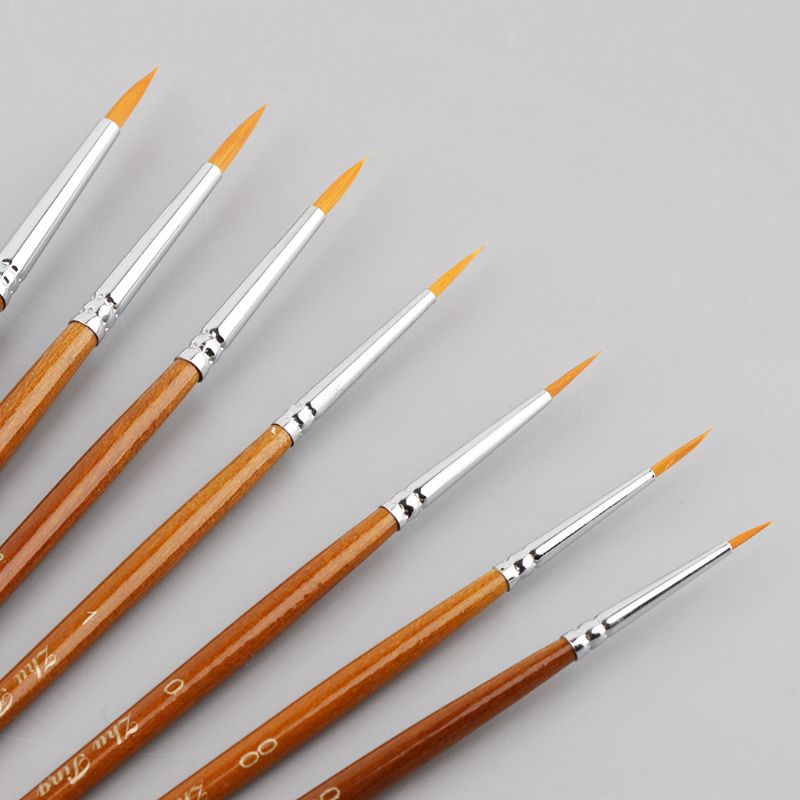 Set 7 Cọ Vẽ Tranh Chuyên Nghiệp