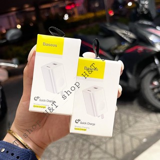 Củ sạc nhanh baseus 3A \ 24w quick charge 3.0 chống cháy nổ - cho iphone ipad samsung,..