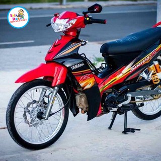 [SHIN DECAL] Tem xe SIRIUS ĐỎ ĐEN